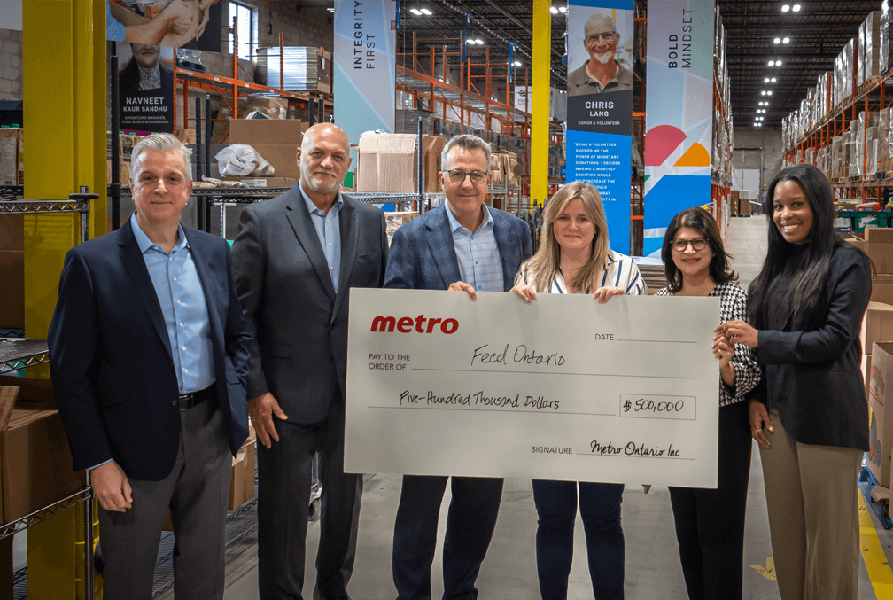 METRO donates $1 million to launch the second edition of its annual campaign in support of food banks