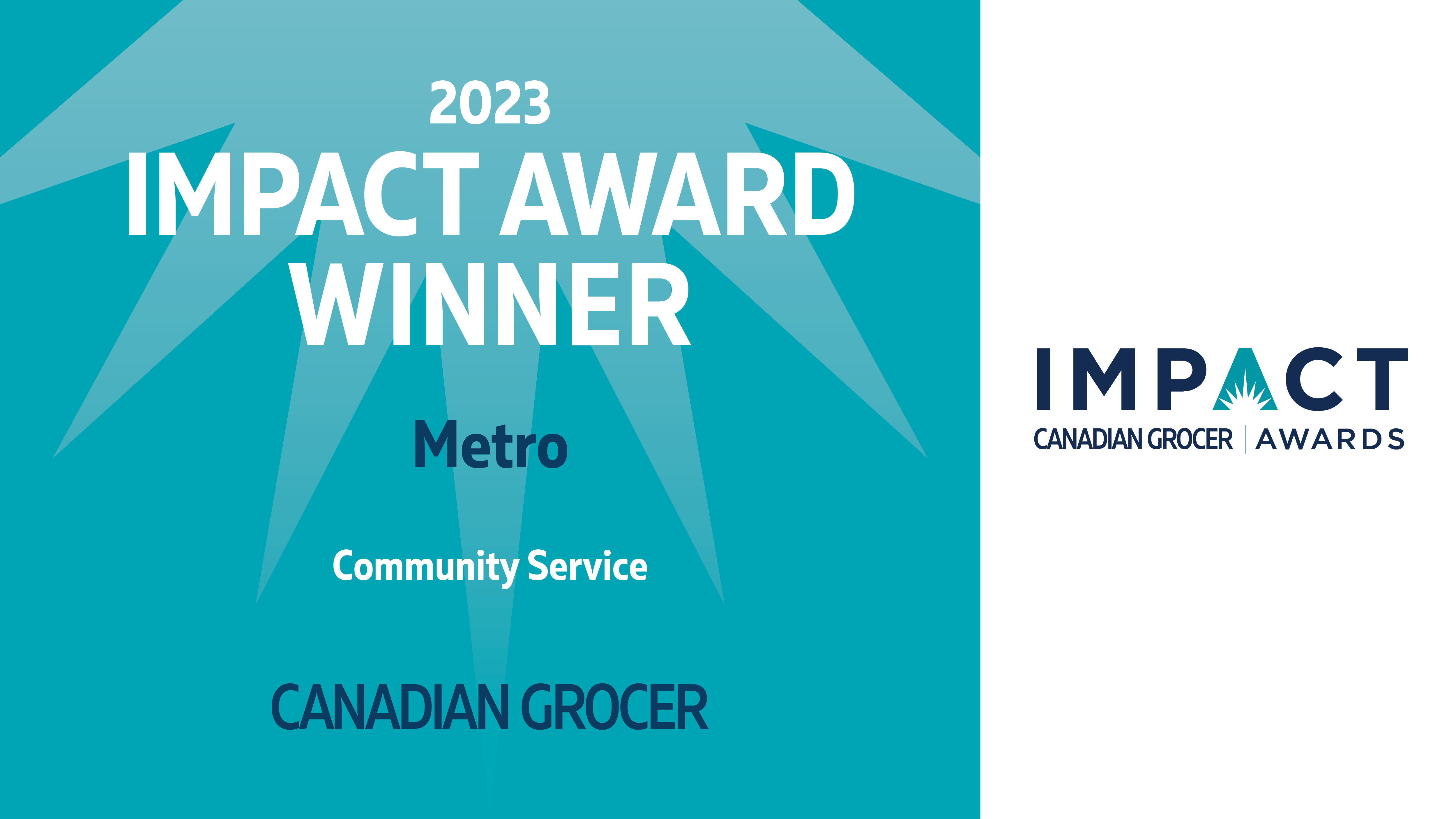 METRO wins an Impact Award for its Healthy Together campaign