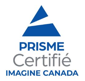 Logo Prisme Certifié Imagine Canada